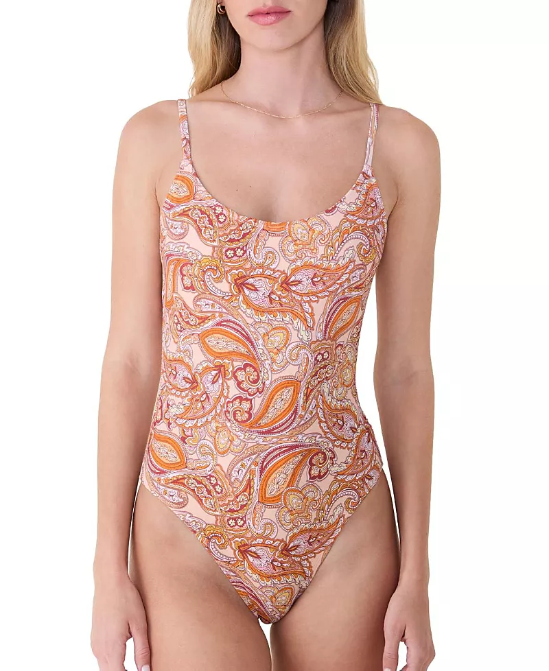 Andie Women's Amalfi Scoop Neck One Piece Swimsuit