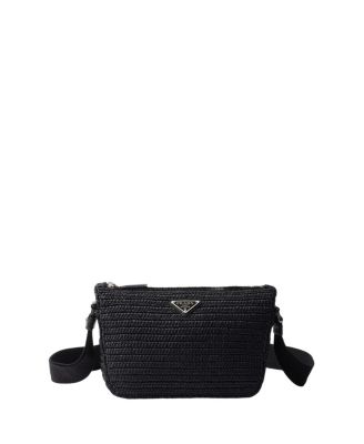 Prada Unisex Crochet Shoulder Bag