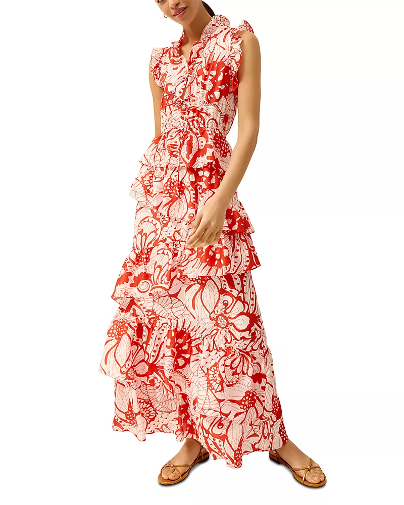 Marie Oliver Franklen Silk Dress