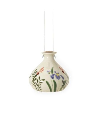  Hand-Painted Porcelain Hummingbird Feeder