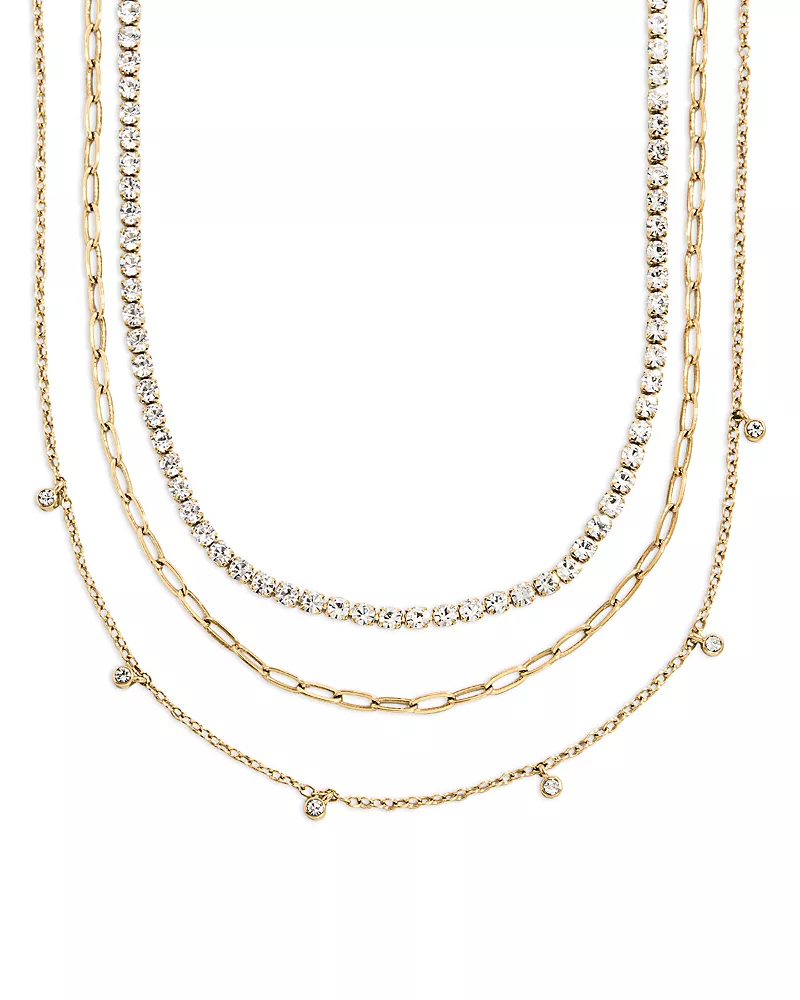 Baublebar Tate Mixed Chain Necklaces, Set of 3