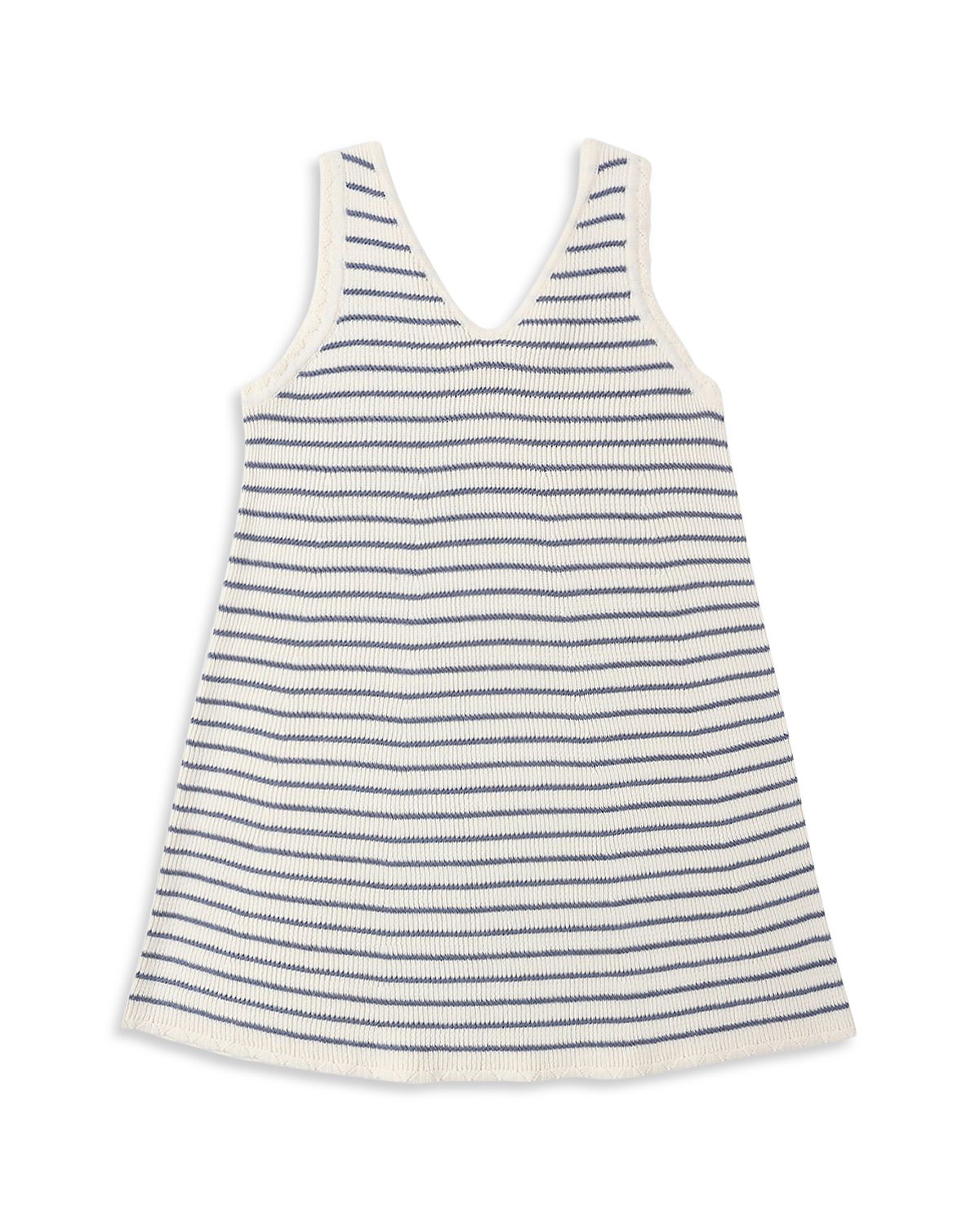 Rylee + Cru Girls' Striped Crochet Tank Mini Dress - Little Kid, Big Kid