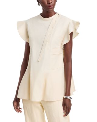 Tonal Poplin Blouse