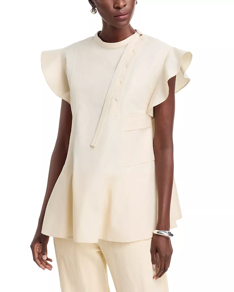 3.1 Phillip Lim Tonal Poplin Blouse
