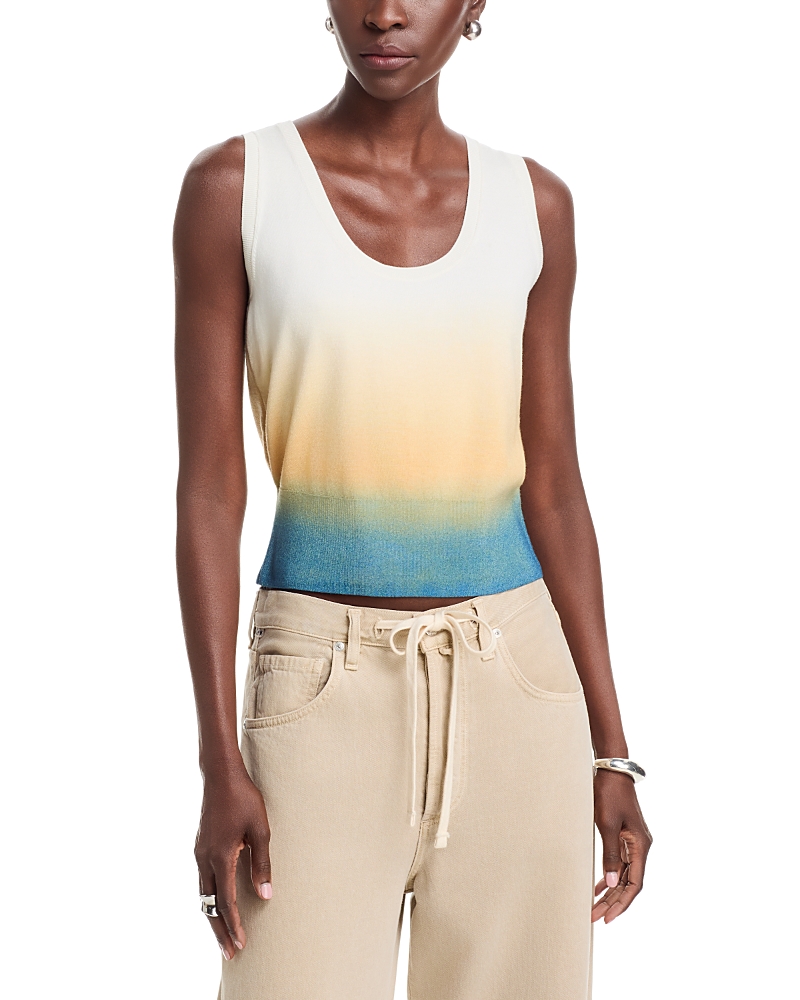 3.1 Phillip Lim Ombre Knit Scoop Neck Tank