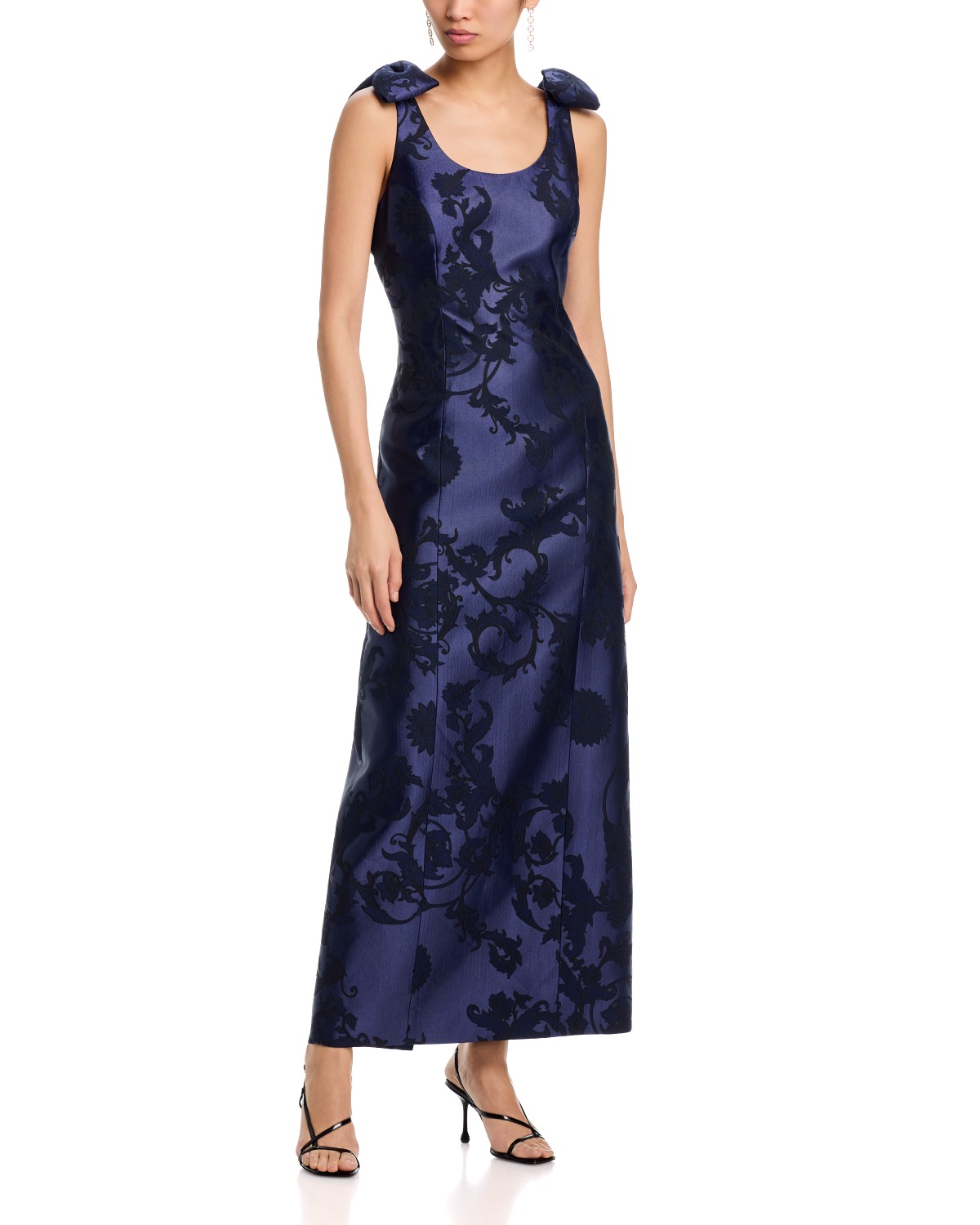 Kaelynn Floral Jacquard Dress