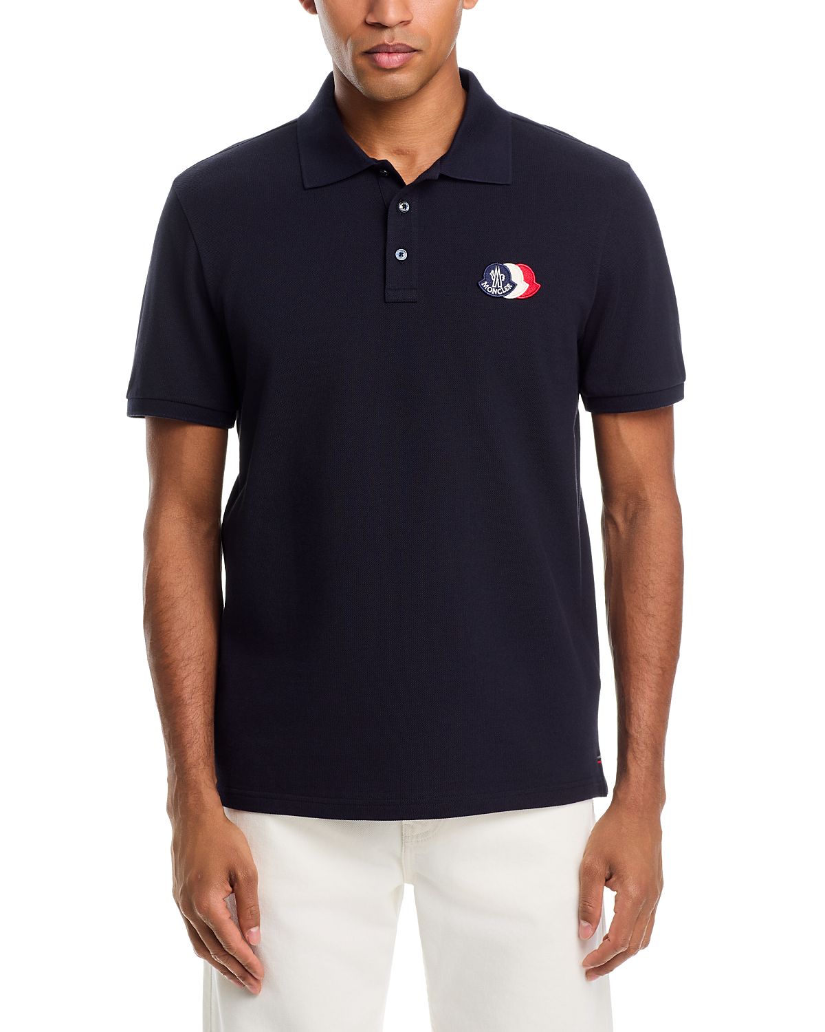 Moncler Logo Patch Polo Shirt
