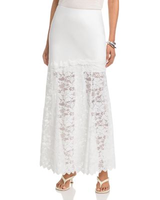 Generation Love Perrine Lace Combo Satin Skirt