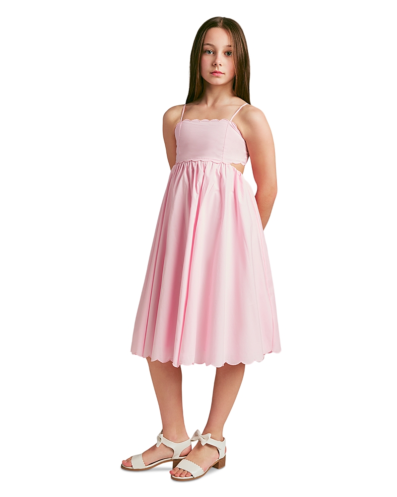 Bardot Girls' Zaria Poplin Midi Dress - Little Kid, Big Kid