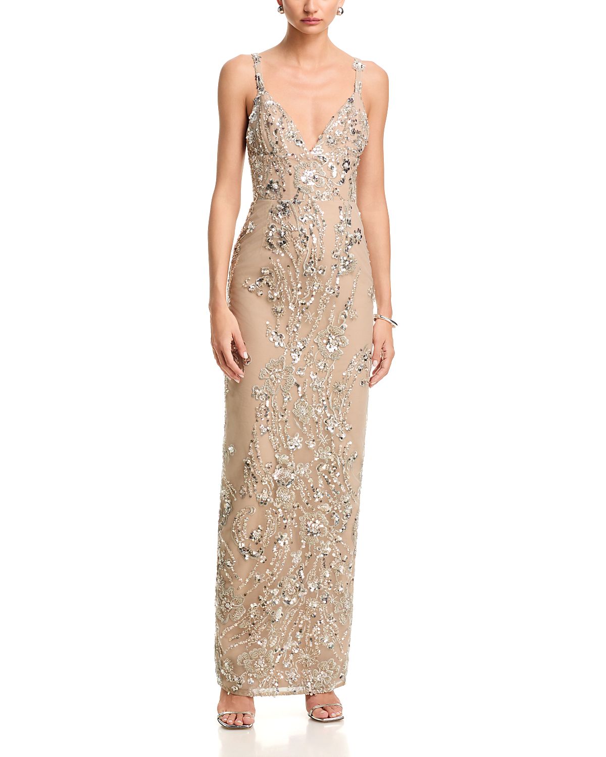 Bronx And Banco Venetian Allegra Embellished Maxi Dress