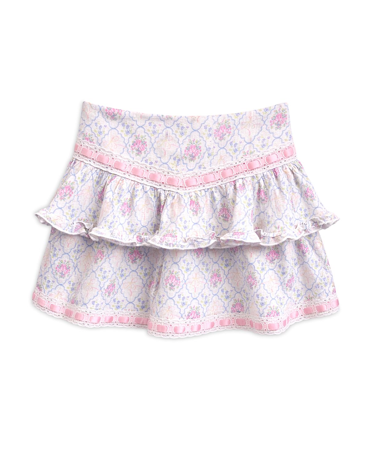 KatieJnyc Girls' Tween Julie Mini Printed Skirt - Big Kid