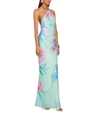 Aqua Beaded Dress - Bloomingdale's