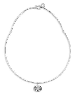 Lexi Crystal Solitaire Collar Necklace, 16"