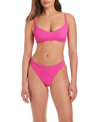 V Front Bralette Bikini Top & Classic Hipster Bikini Bottom