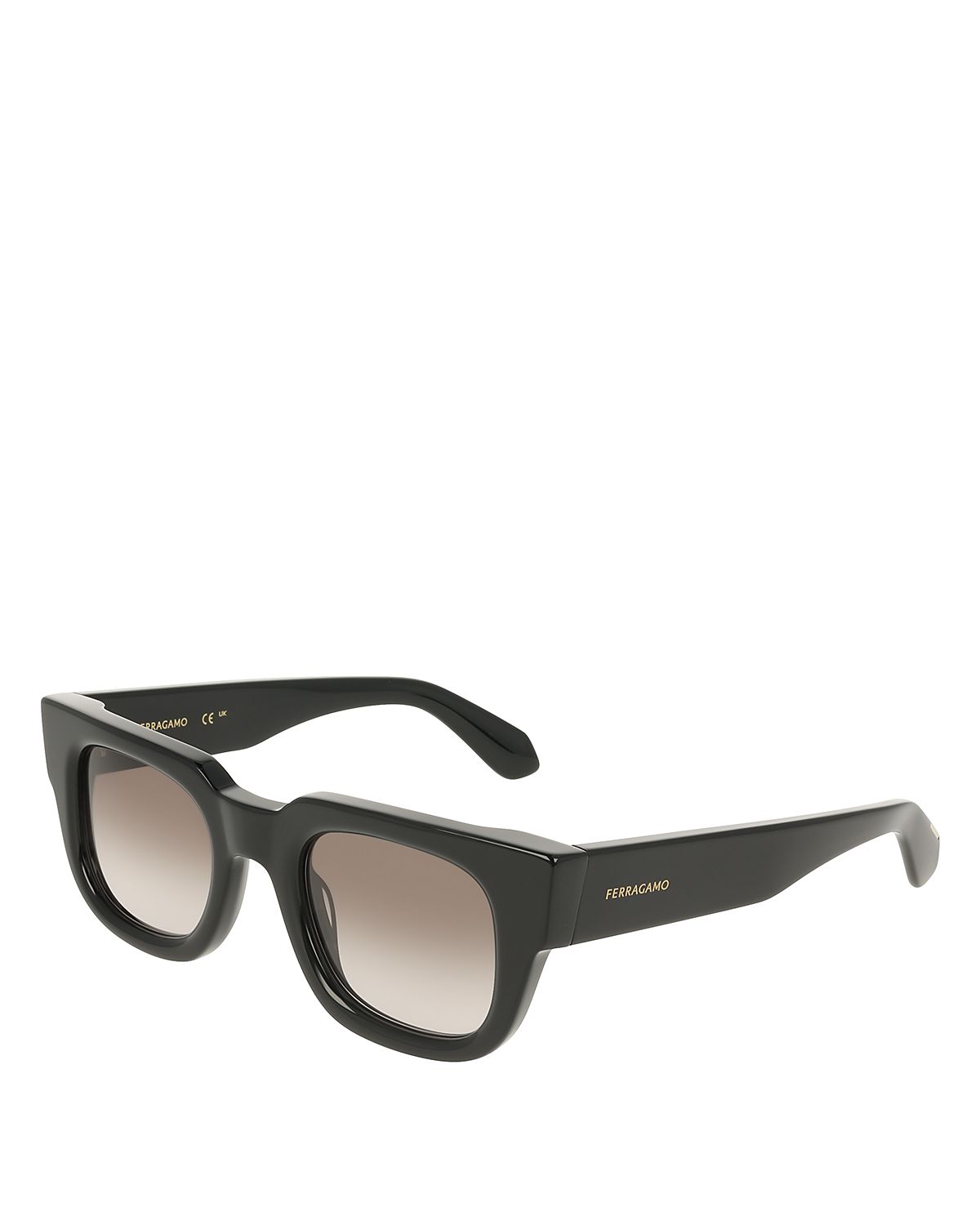 Ferragamo Chunky Square Sunglasses, 49mm