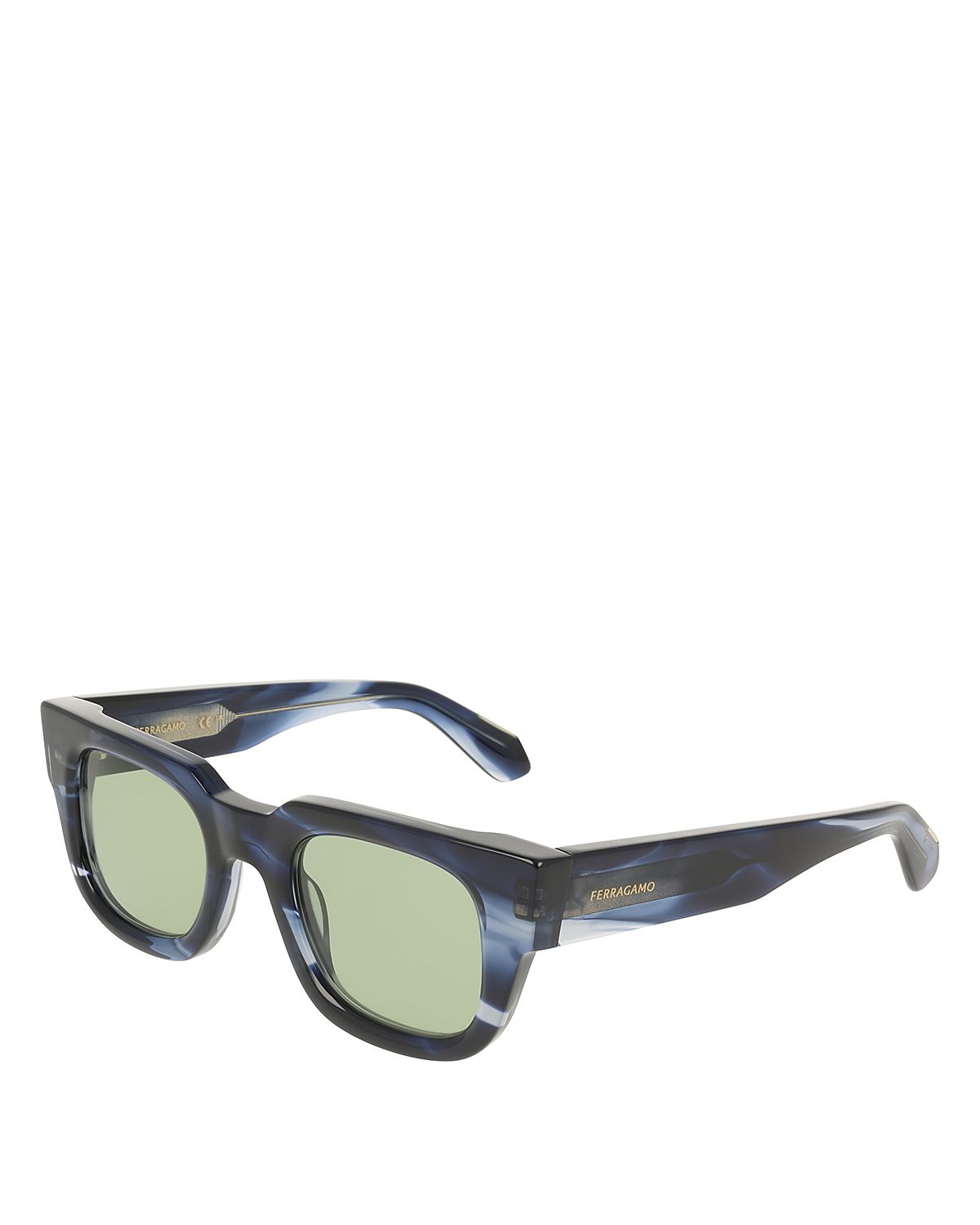Ferragamo Chunky Square Sunglasses, 49mm