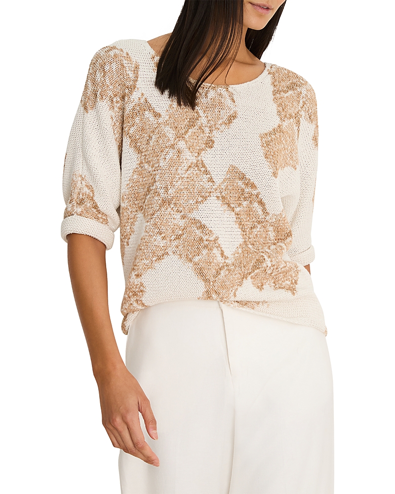 Nic+Zoe Round Neck Pullover Sweater
