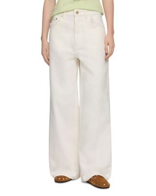 Lari High Rise Wide Leg Jeans in Bright White