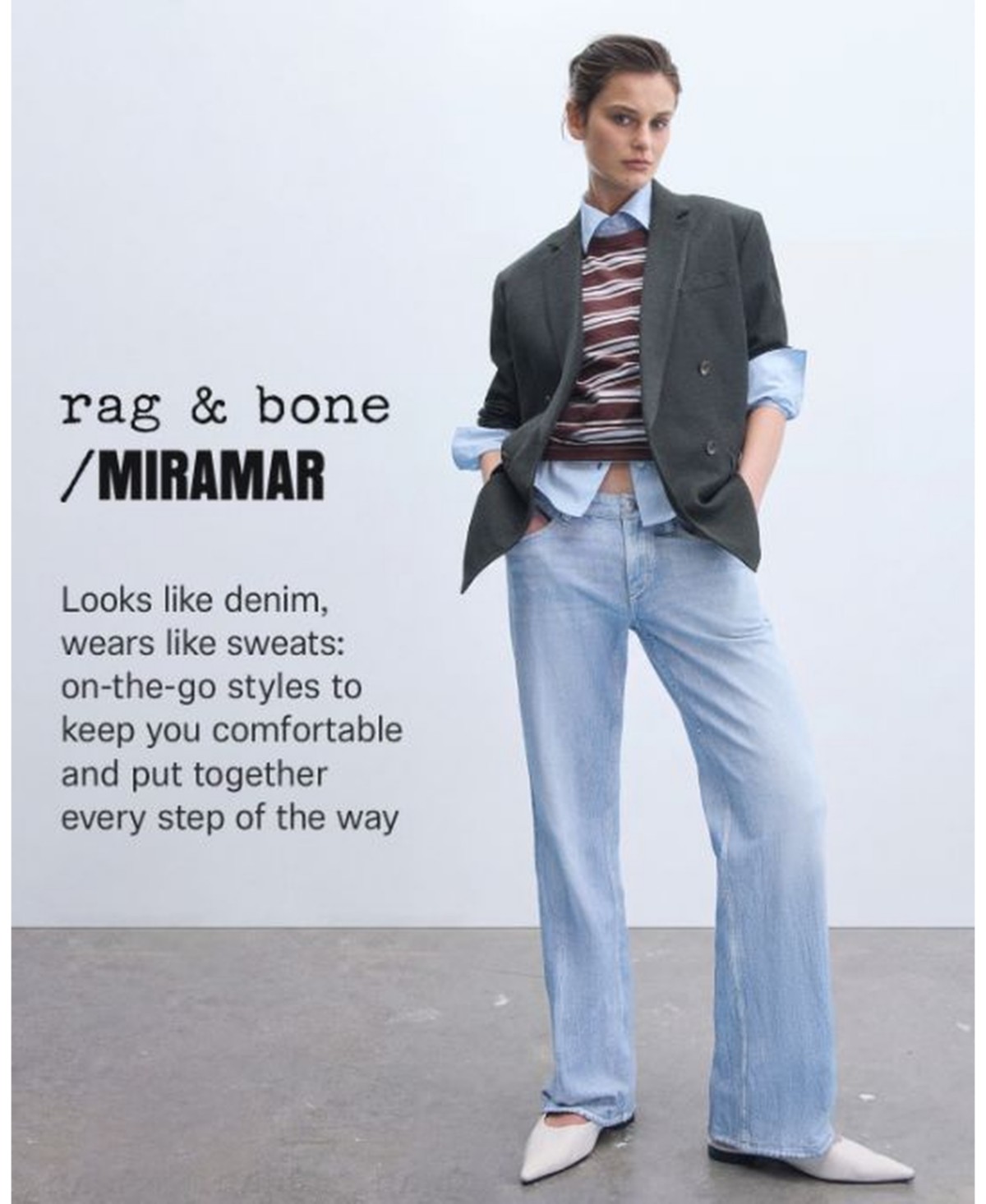 rb Miramar Terry Track Sweatpant Jeans