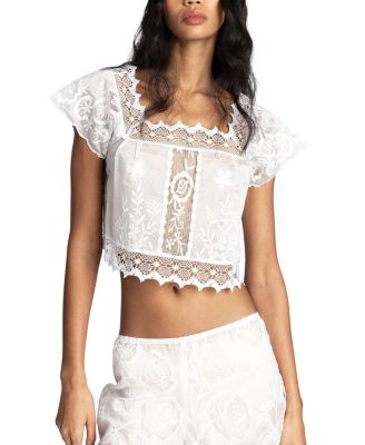 Cottage Rose Lace Top