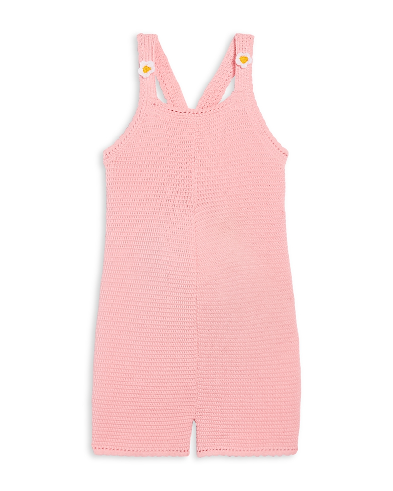Bloomie's Baby Girls' Crochet Romper, Baby - Exclusive