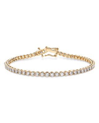 Certified Lab Grown Diamond Tennis Bracelet in 14K Gold, 10.0 tcw