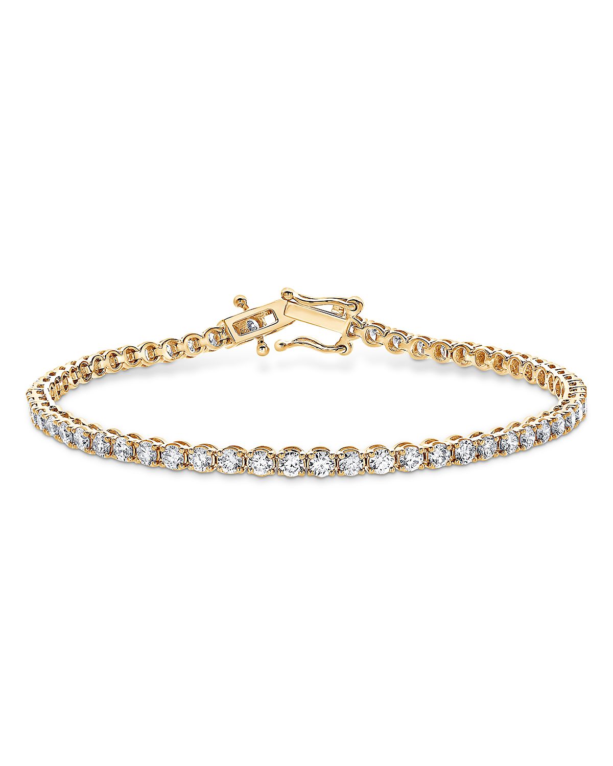 Bloomingdale's Fine Collection Certified Lab Grown Diamond Tennis Bracelet