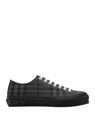 Men's Check Nylon Blend Sneakers