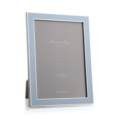 Light Powder Blue Enamel Picture Frame, 4" x 6"