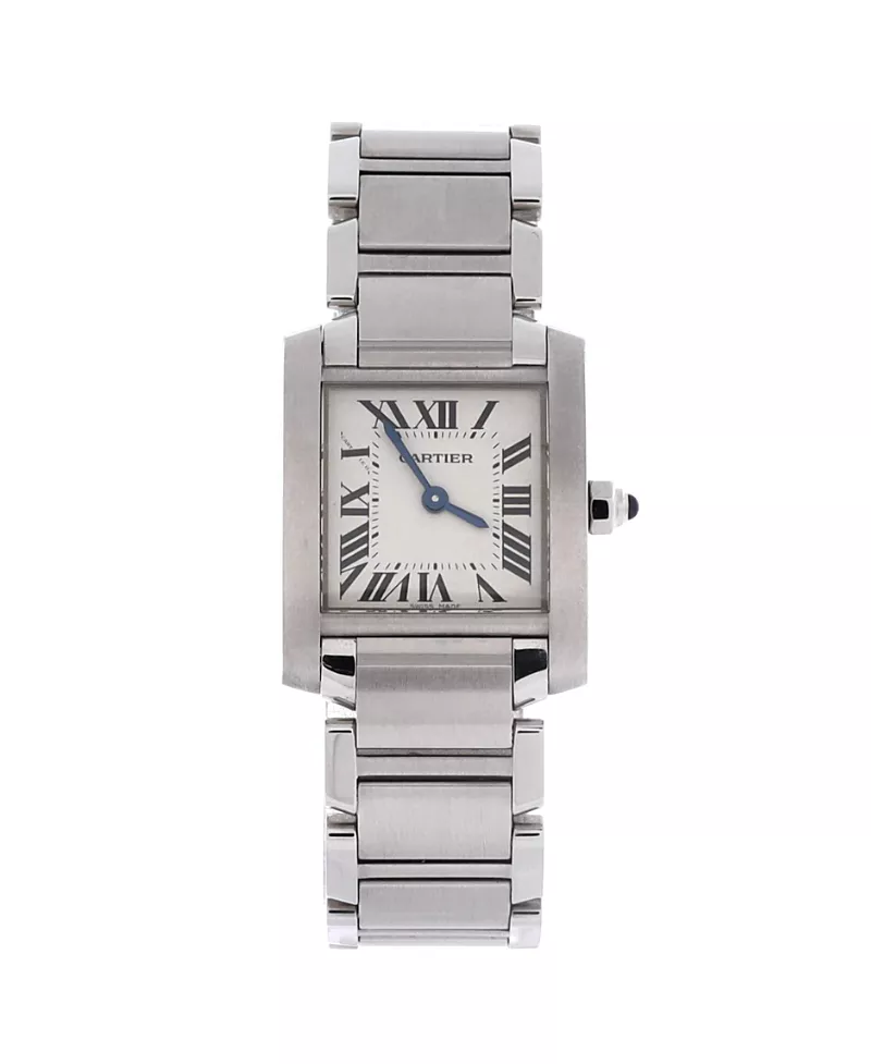 Pre-Owned Cartier Tank Francaise Quartz Watch in Stainless Steel 20mm