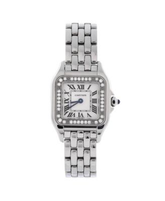  Panthere de Cartier Quartz Watch in Stainless Steel with Diamond Bezel 22mm