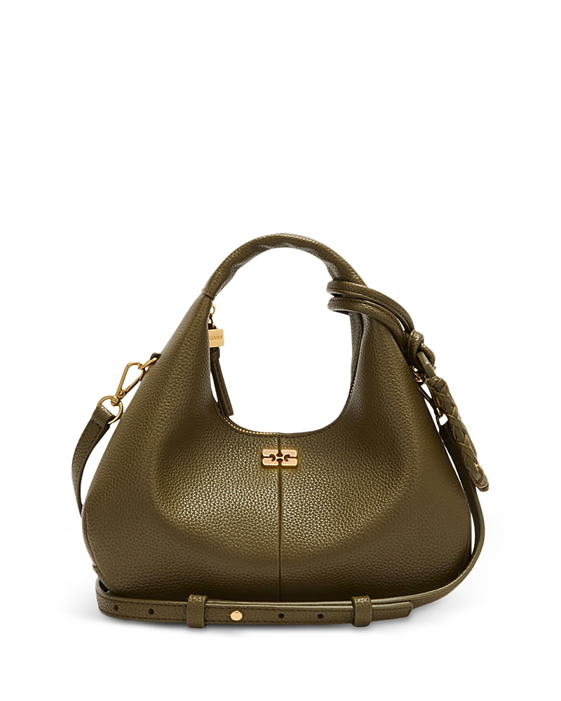 Ganni Mini Grained Hobo Bag · OS