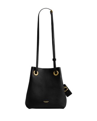 Leather Jade Drawstring Bag
