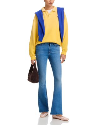 The Weekender Mid Rise Flared Jeans in Piece by Piece - thumbnail 2
