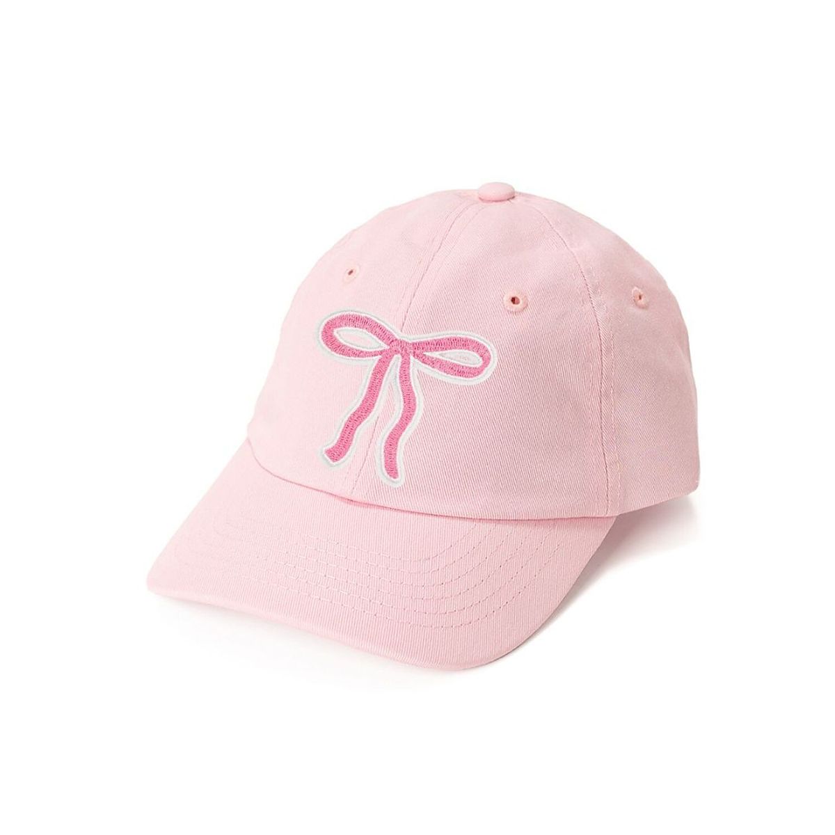 Sweet Wink Girls' Coquette Bow Patch Baseball Hat - Little Kid, Big Kid