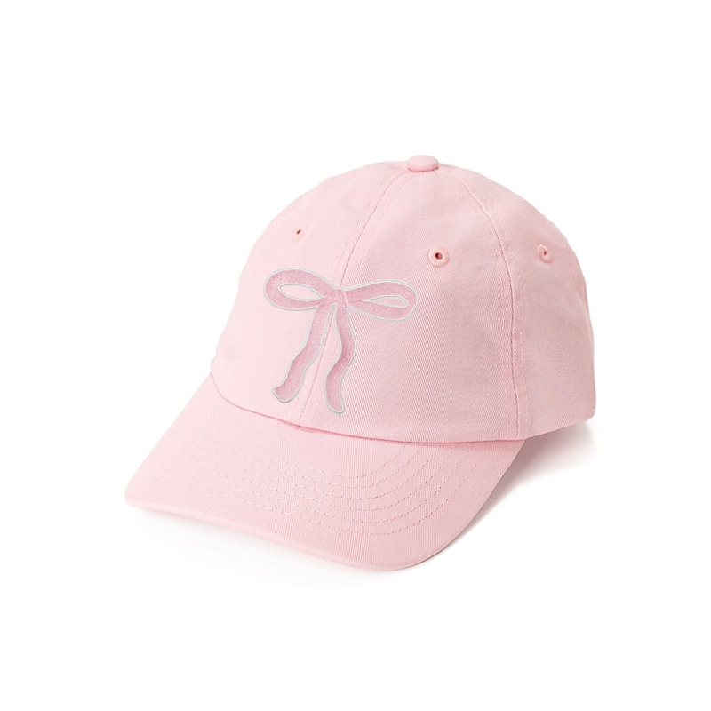 Sweet Wink Girls' Coquette Bow Patch Baseball Hat - Little Kid, Big Kid