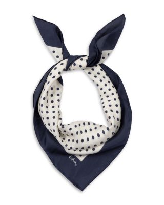 Pin Dot Silk Scarf