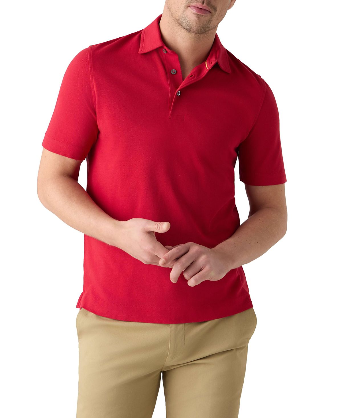 Robert Talbott Walker Short Sleeve Polo