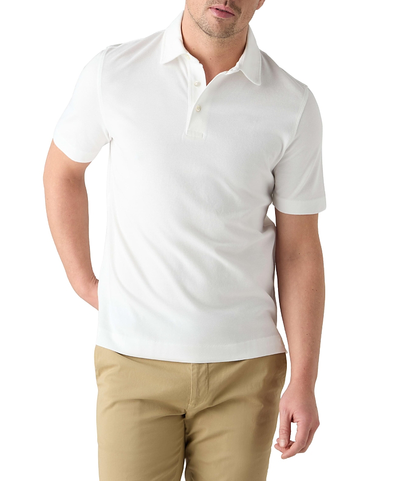 Robert Talbott Walker Short Sleeve Polo · XL