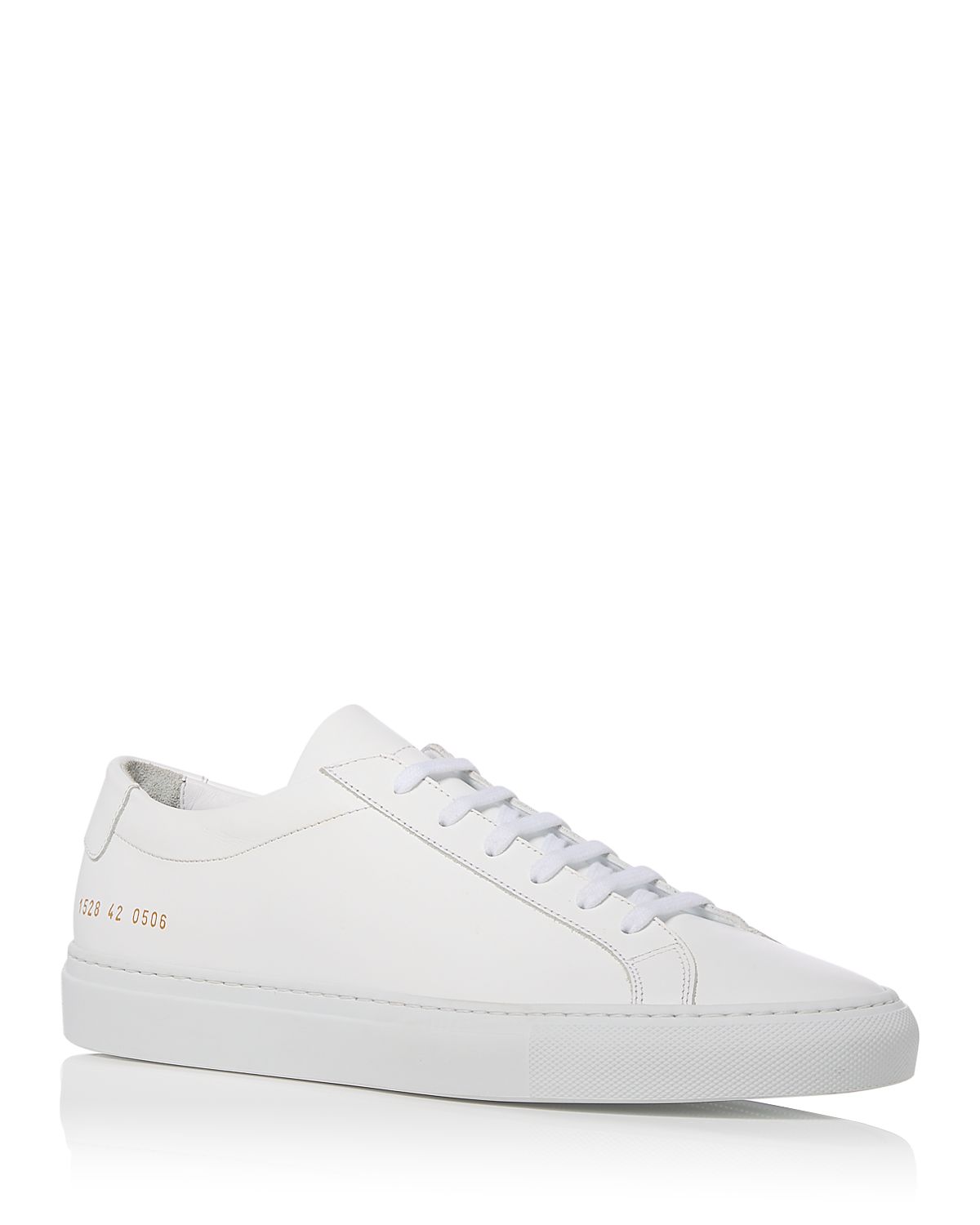 Common Projects Men's Original Achilles Low Top White Sole 1658 Sneakers