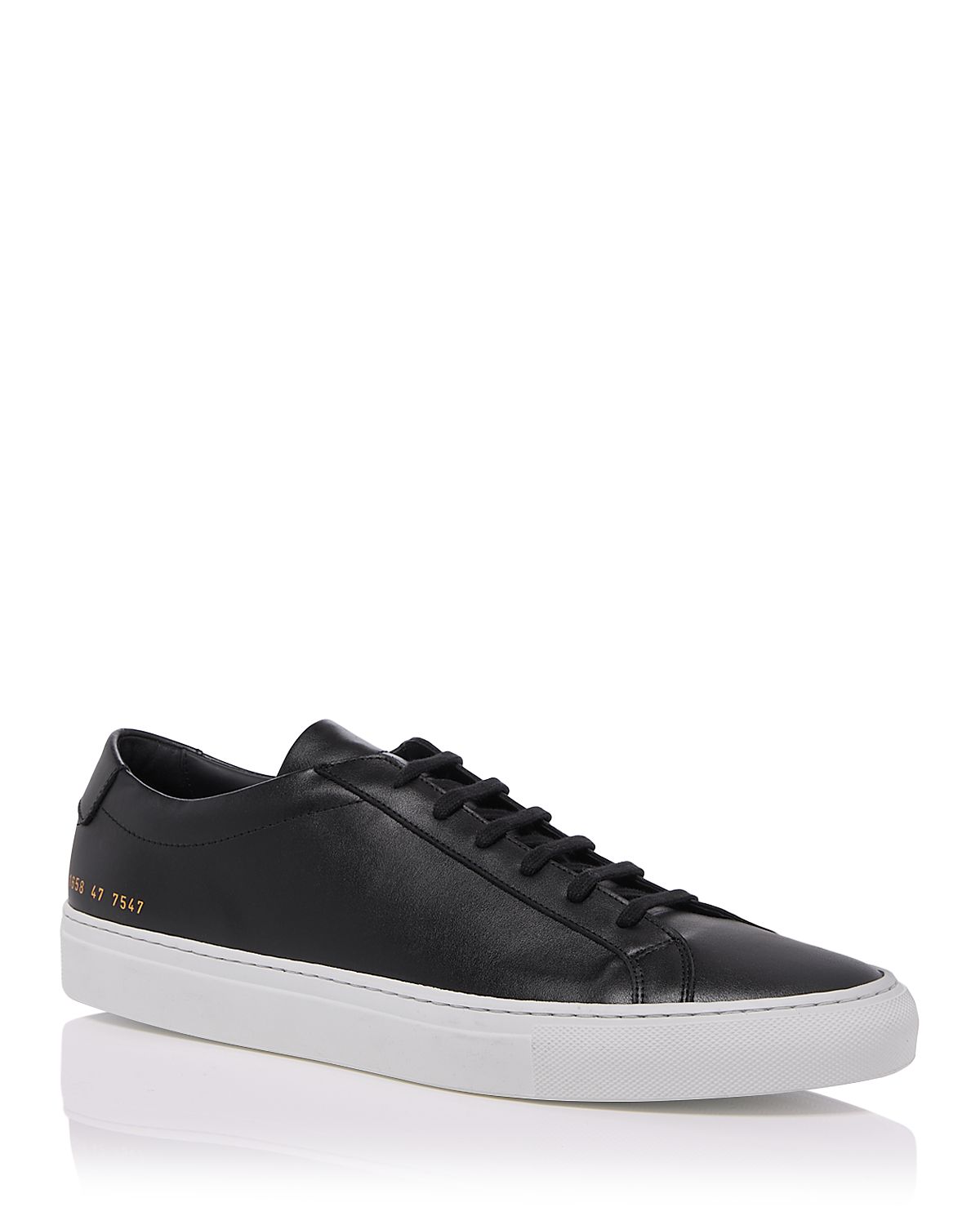 Common Projects Men's Original Achilles Low Top White Sole 1658 Sneakers