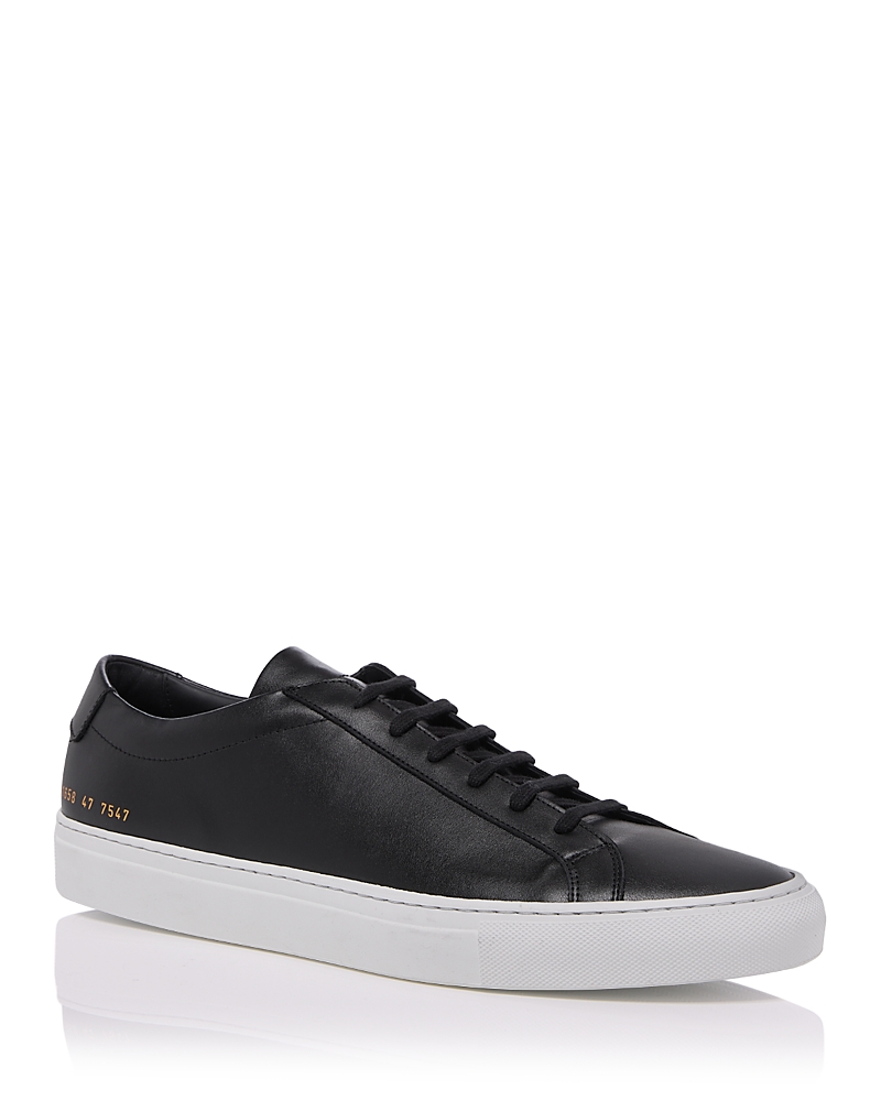 Common Projects Men's Original Achilles Low Top White Sole 1658 Sneakers