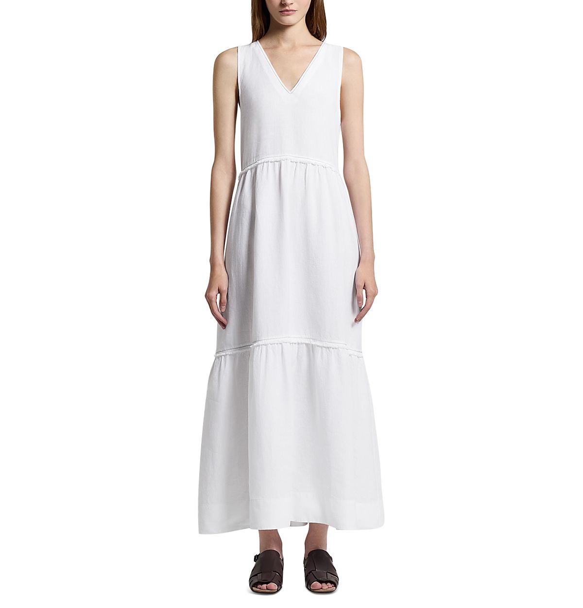 Peserico V Neck Maxi Dress