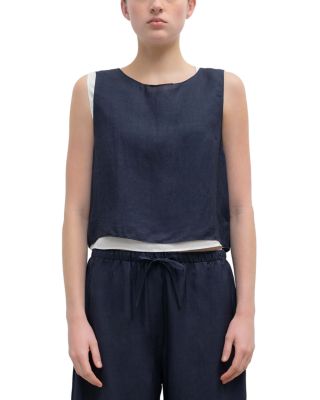 Daniel Crop Sleeveless Crew Top