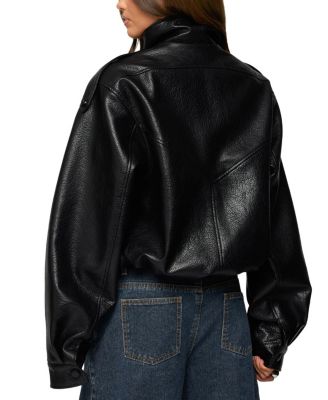 Jaicee High Neck Oversized Jacket - thumbnail 2