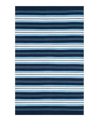 Ralph Lauren Racing Point Stripe RLR2462 Area Rug, 4' x 6'
