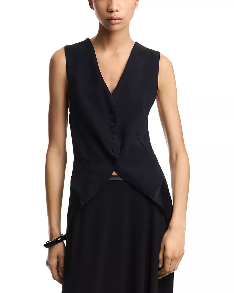 Emporio Armani Mixed Media Vest