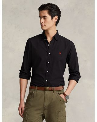 Polo Shirt Macys Mens Button Down Dress Shirts Polo Ralph Lauren Classic  Fit Long Sleeve Cotton Oxford Button