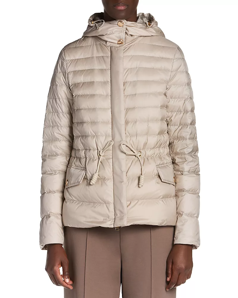 Moncler Raie Hooded Short Down Jacket