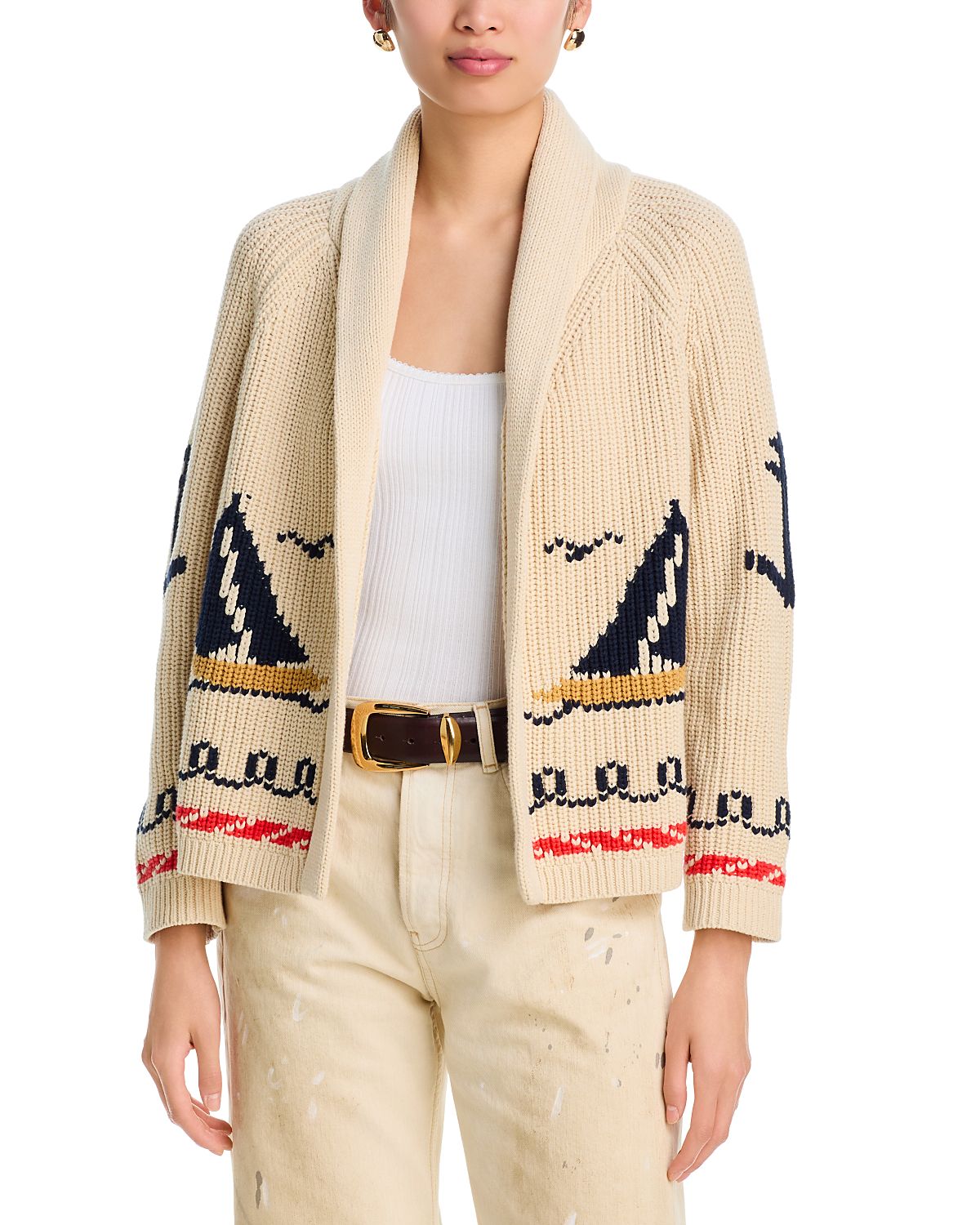 The Great. Lodge Cardigan Sweater